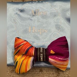 Alice + Hops Mini Megsy Bow: Hermes